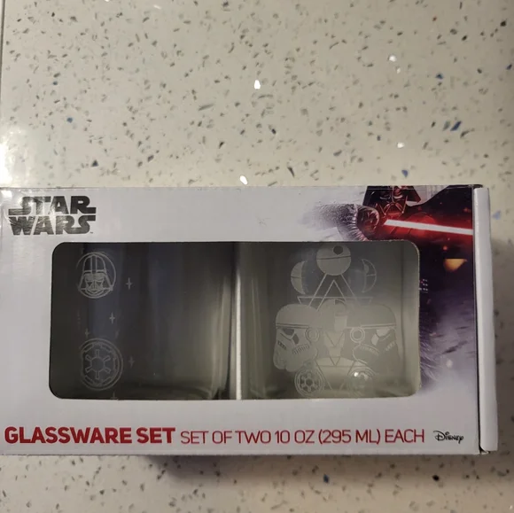 Star Wars Glassware Set, NIB - Picture 4 of 4